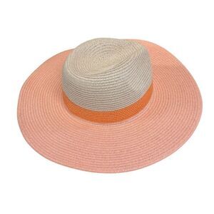genie Eugenia Kim Sun Hat Pink 100% Paper  NWT OSFA